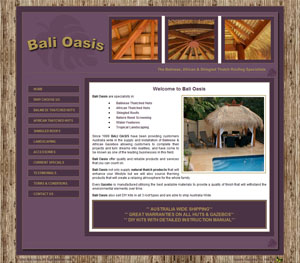 The Web Hub : Bali Oasis Website Design