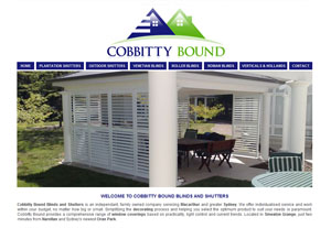 The Web Hub : Cobbitty Blinds Website Design