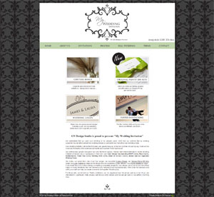 The Web Hub : My Wedding Invitation Website Design
